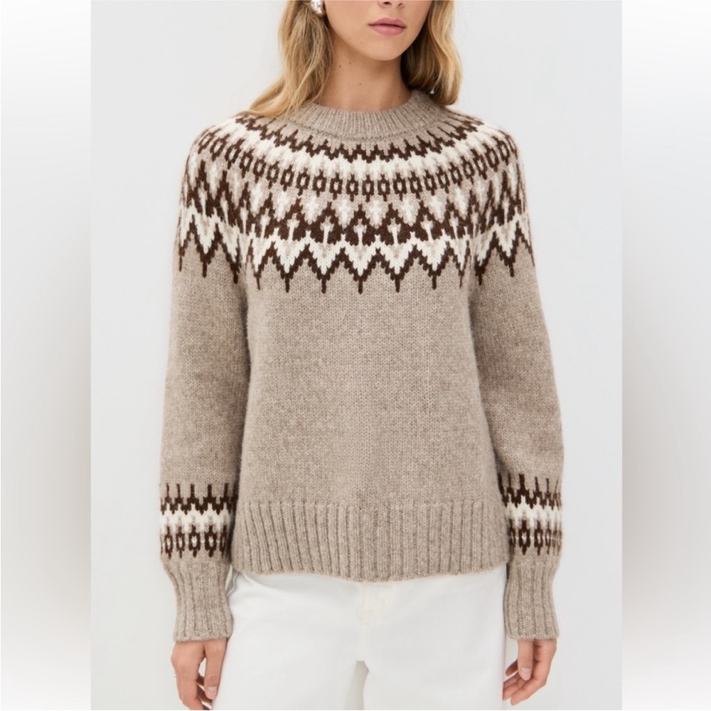 NWOT Jenni Kayne Tatcher Alpaca Crewneck Sweater sz M